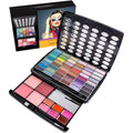 Glamour Girl Ultimate Makeup Kit - All-in-One Eyeshadow Palette, Blushes, Lipstick, Mirror & Applicators in Premium Gift Packaging