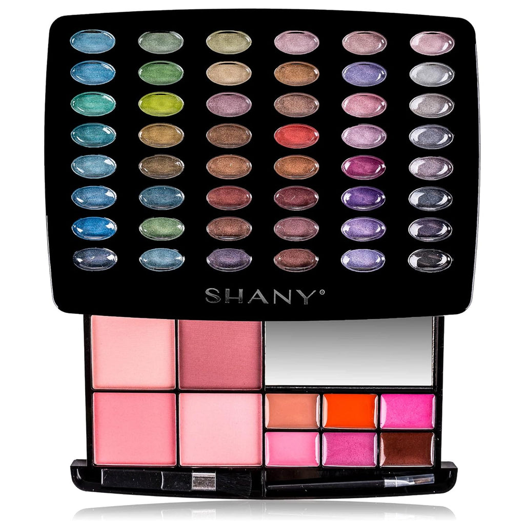 Glamour Girl Ultimate Makeup Kit - All-in-One Eyeshadow Palette, Blushes, Lipstick, Mirror & Applicators in Premium Gift Packaging